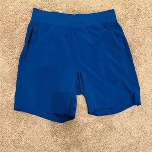 Lululemon Athletica Men's Royal Blue Athletic Shorts